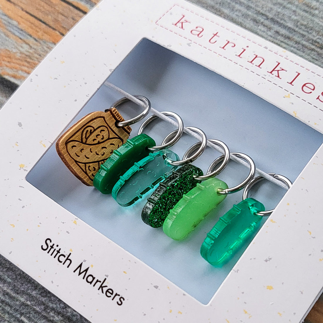 Pickle Stitch Marker Set | Katrinkles
