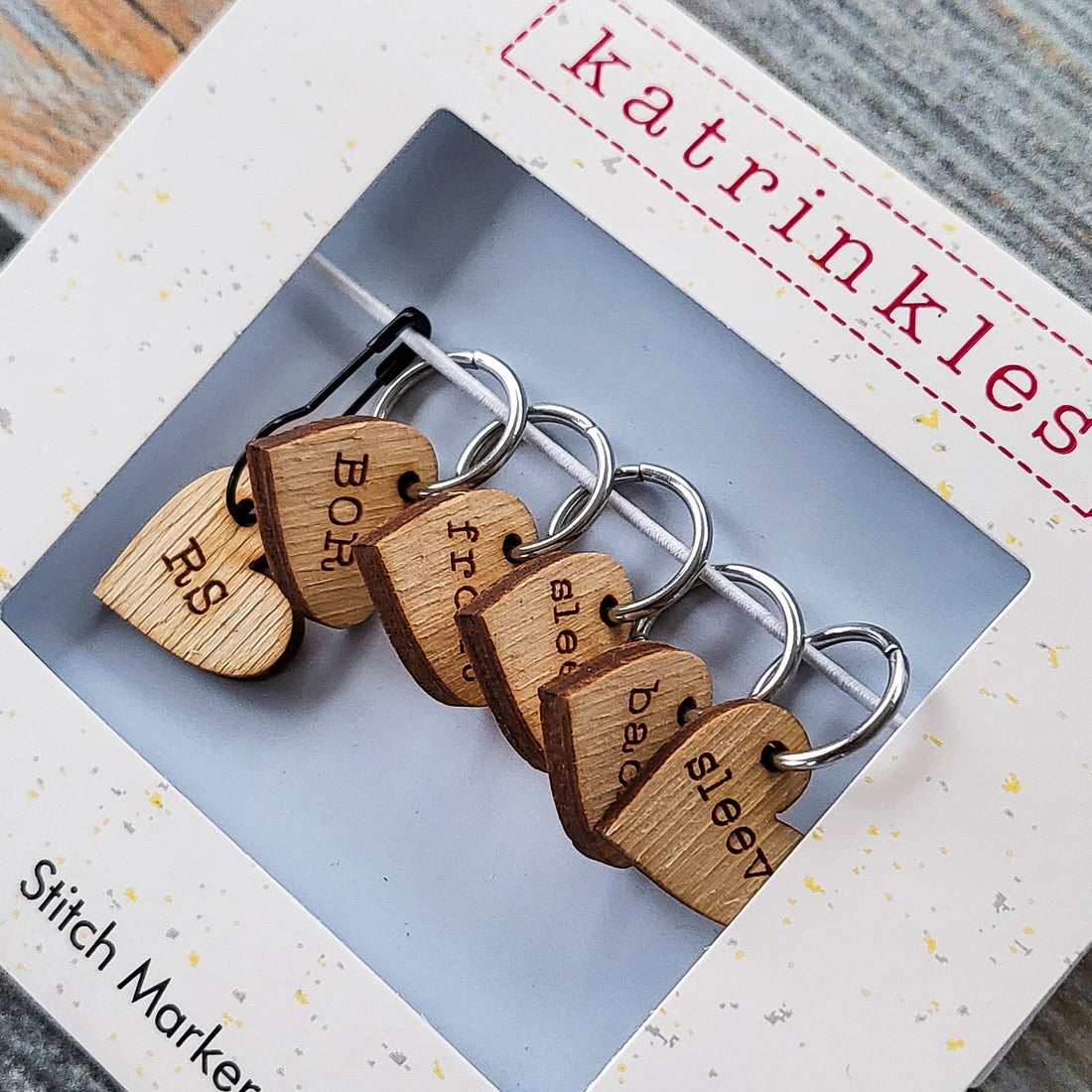 Sweater Instruction Stitch Marker Set | Katrinkles