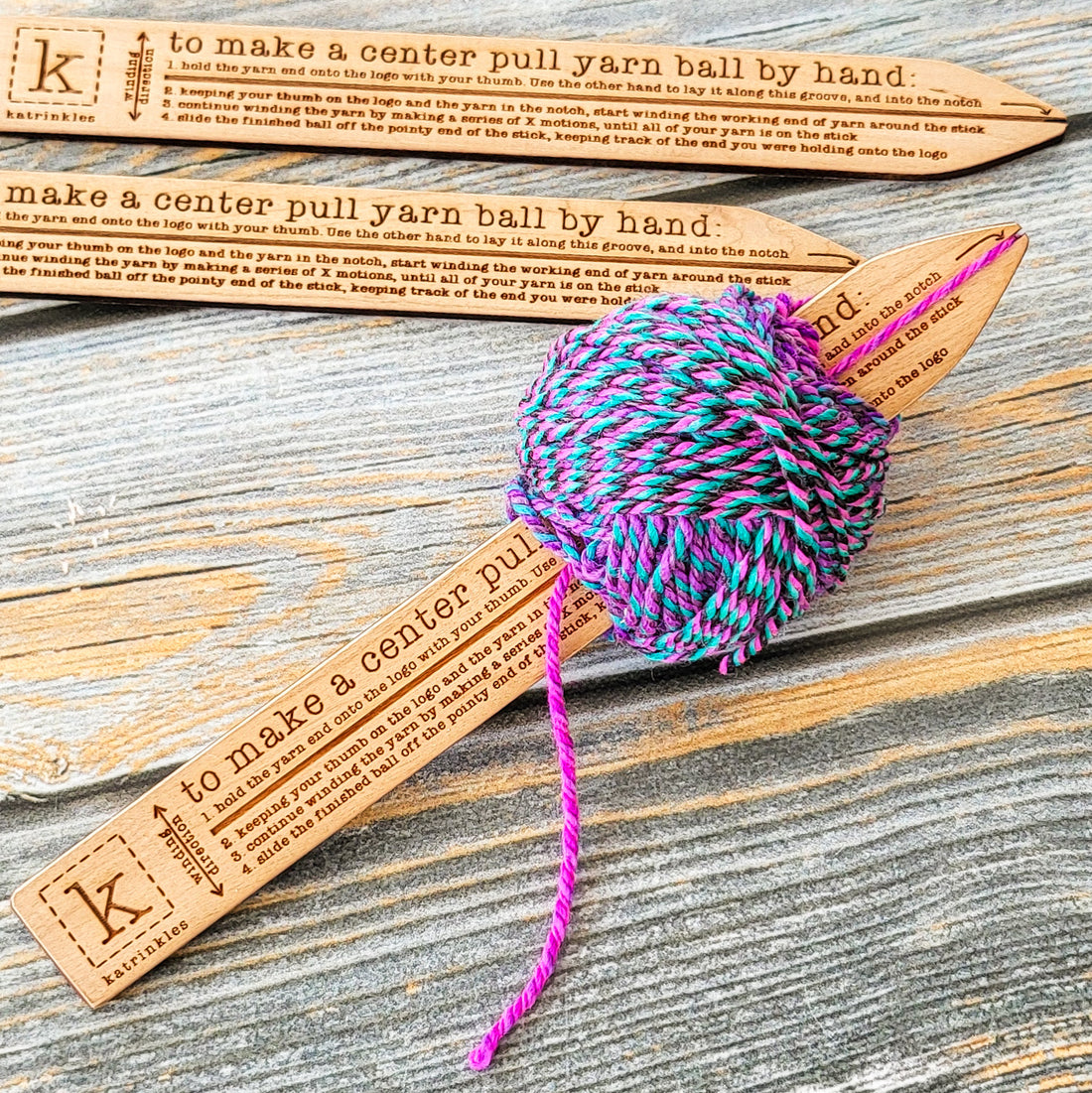 Center Pull Yarn Ball Winding Tool | Katrinkles