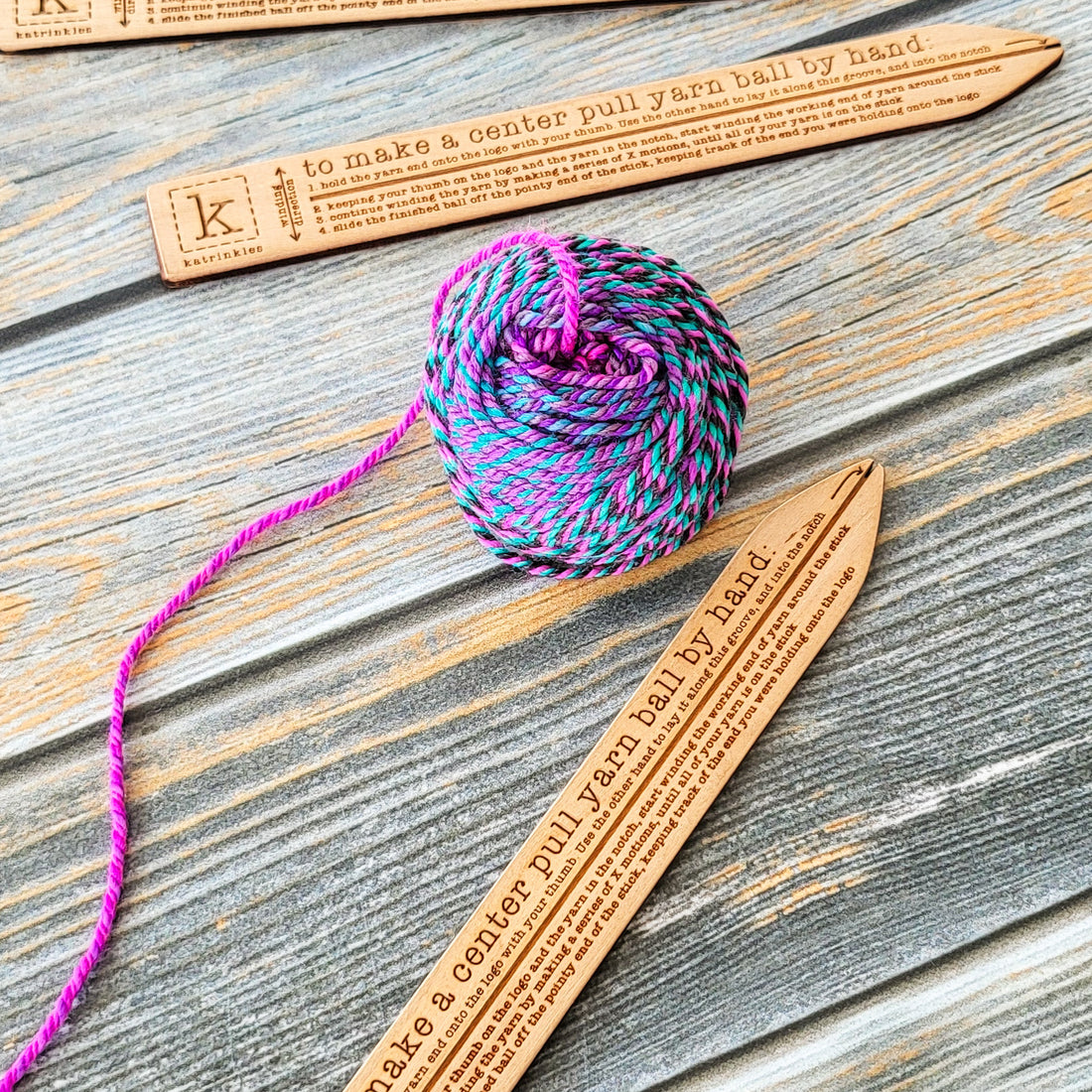 Center Pull Yarn Ball Winding Tool | Katrinkles