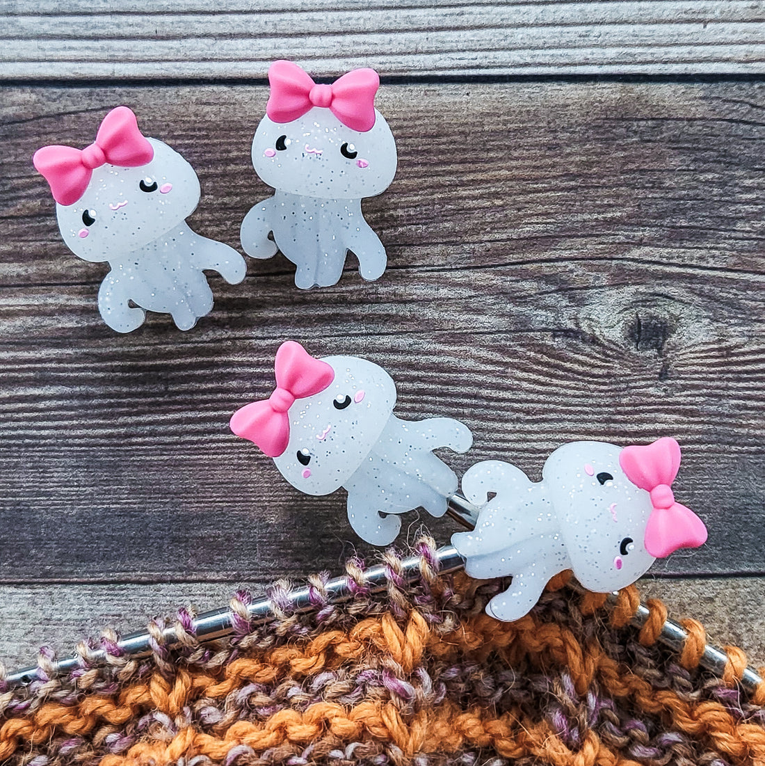 Jellyfish Stitch Stoppers | Knitting Needle Point Protectors