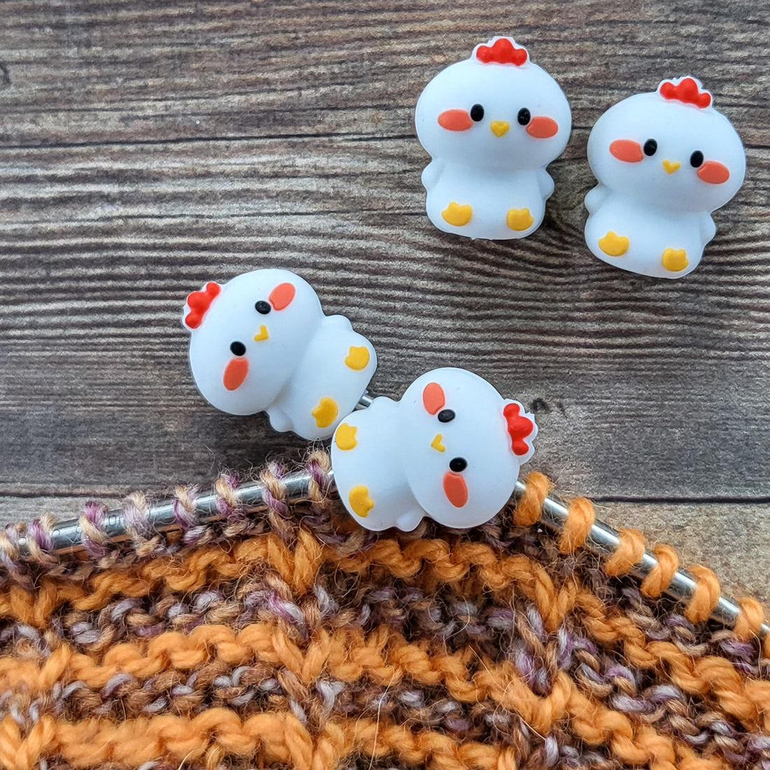 Yarn Chicken Stitch Stoppers | Knitting Needle Point Protectors