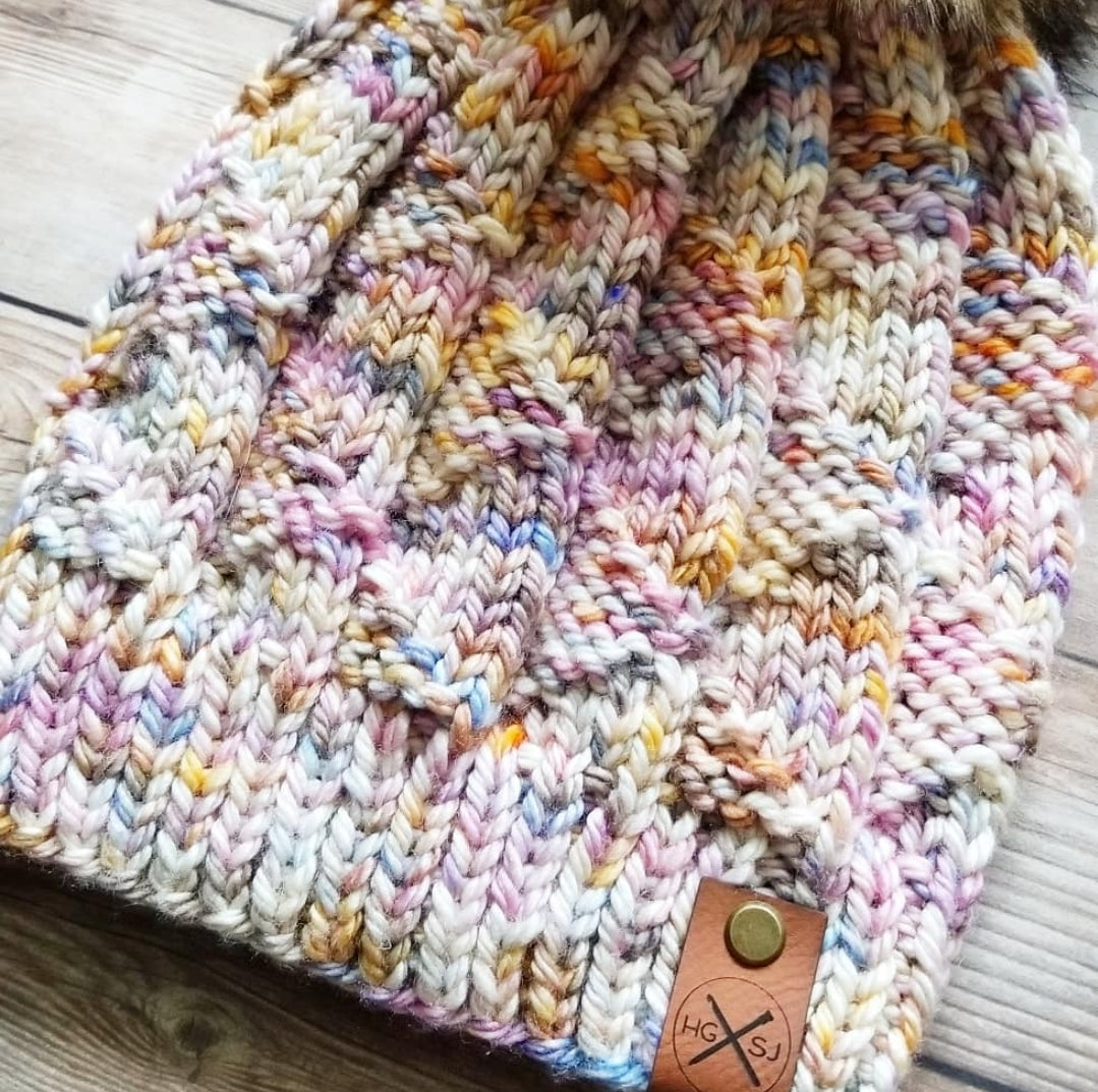 The KOBE Beanie | Textured Beanie | Merino Wool | Kangaroo Sky