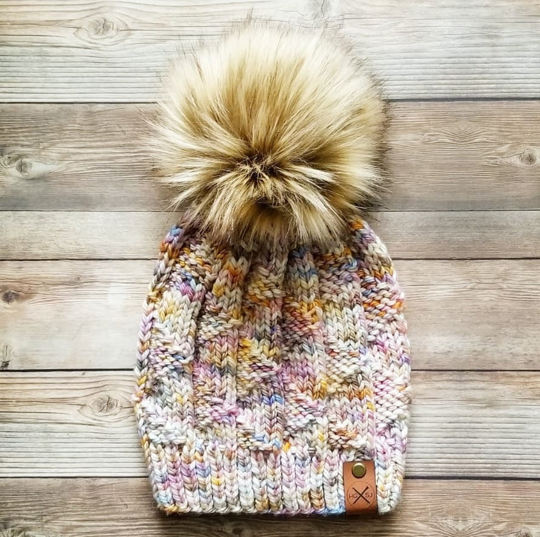 The KOBE Beanie | Textured Beanie | Merino Wool | Kangaroo Sky