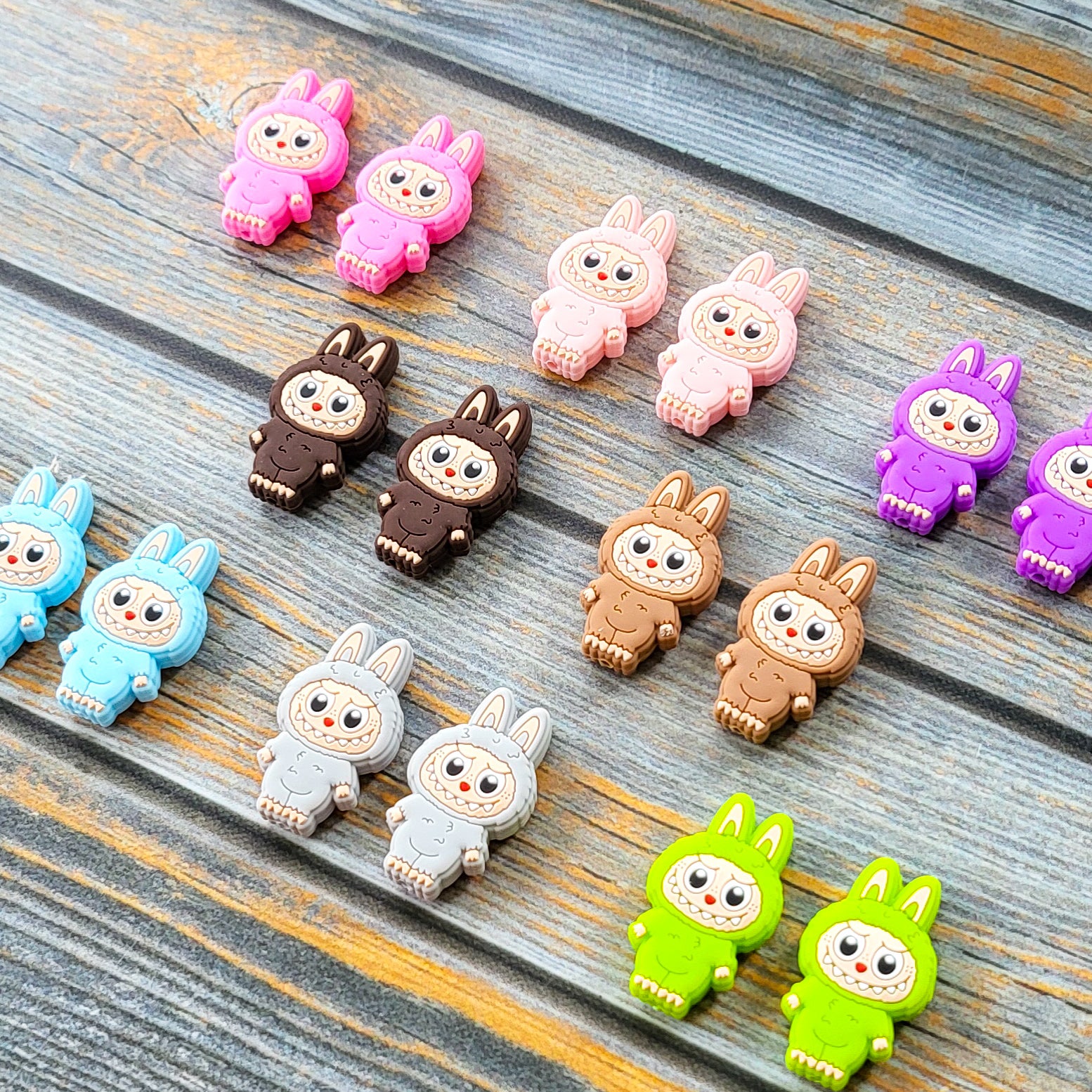 ひ*し様 labubuスリークロスパッチラブブ　超希少至極2点　オークション Labubu Stitch Stoppers | Knitting Needle Point Protectors – Haze