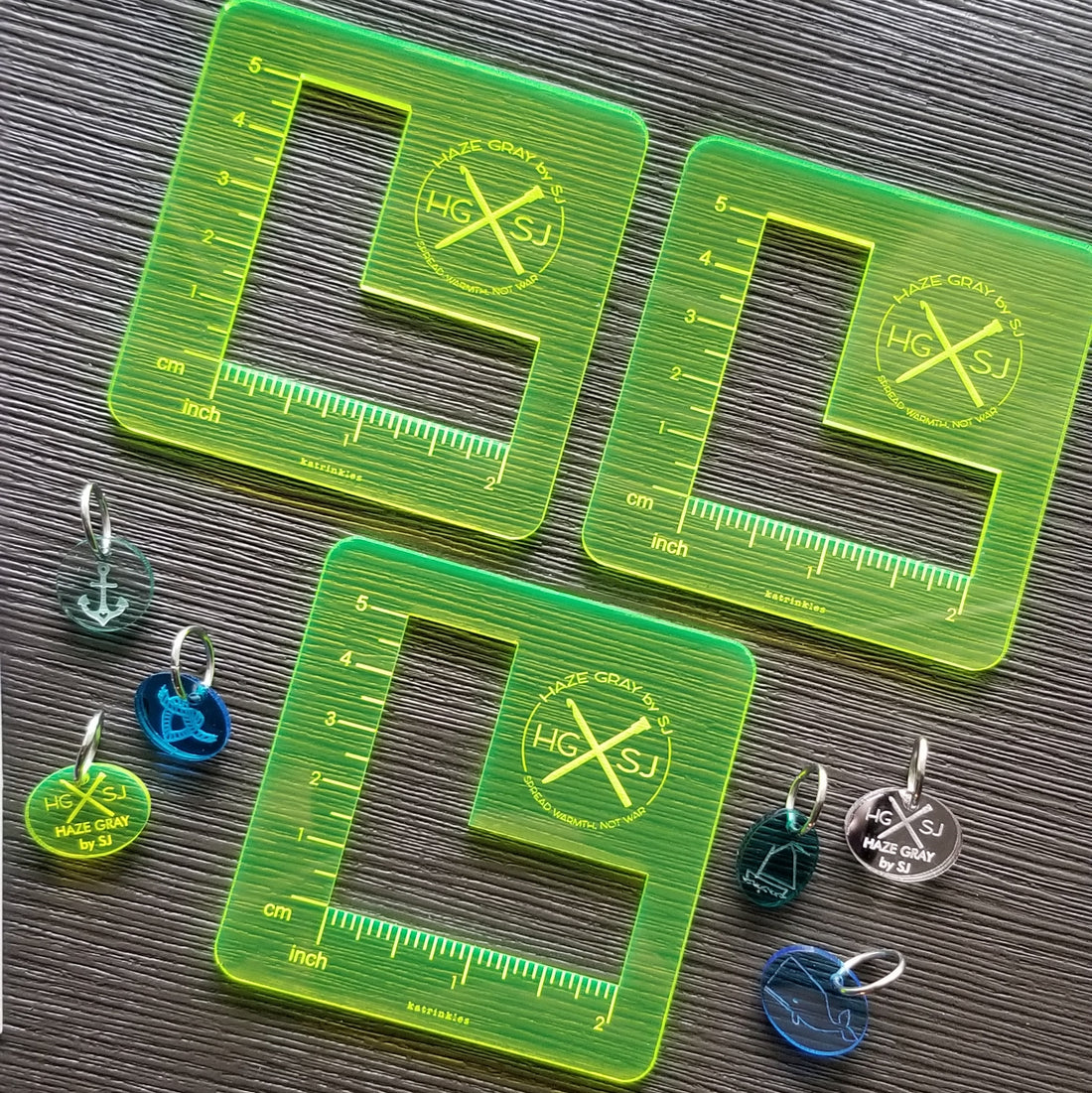 2" Gauge Swatch Ruler | Katrinkles