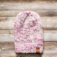 The AXEL Beanie | Rib-Knit Beanie | Merino Wool | La Vie En Rose