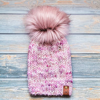 The AXEL Beanie | Rib-Knit Beanie | Merino Wool | La Vie En Rose