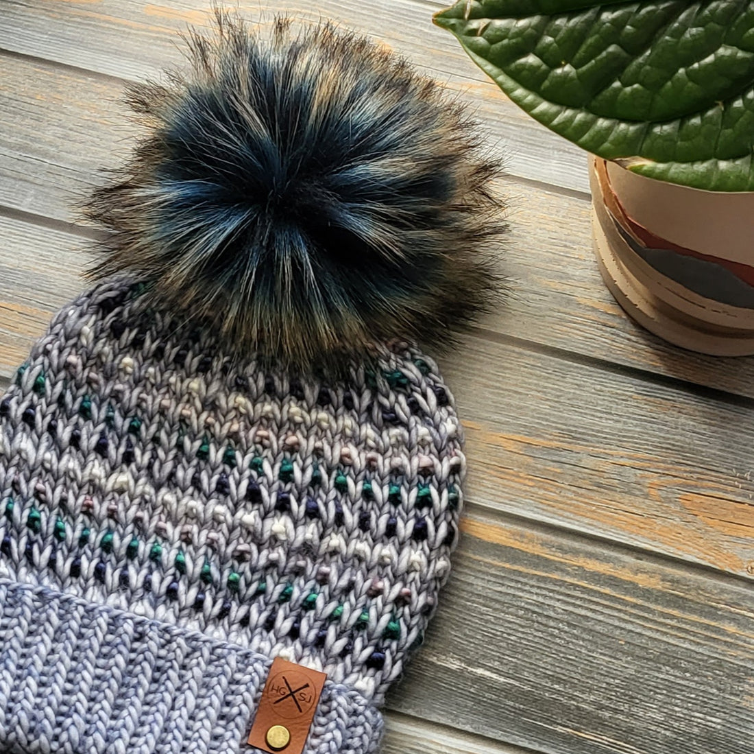 The NOAH Beanie | Cuffed Thermal-Knit Beanie | Merino Wool | Polar Morn/Natural/Peggy/Teal Feather/Paris Night