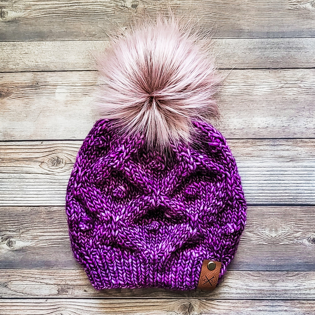 The CHARLESTON Beanie | Cable and Bobble Beanie | Merino Wool | Borraja