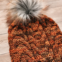 The AUREL Beanie | Cable-Knit Beanie | Merino Wool | Volcan