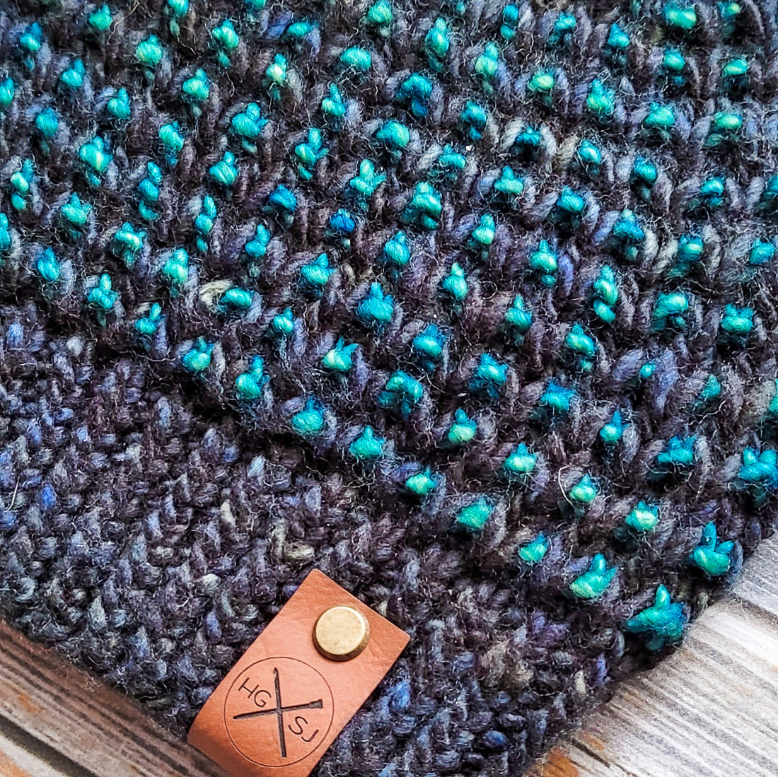 The NOAH Beanie | Thermal-Knit Beanie | Merino Wool | Black/Green