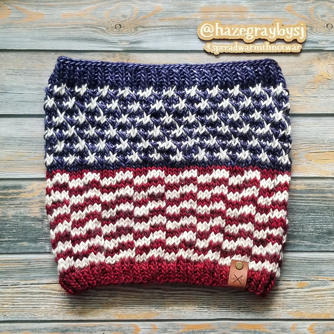 The AMERICANA Cowl Knitting Pattern