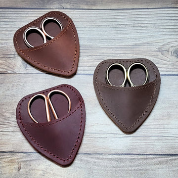 Mini Scissors Leather Sheath