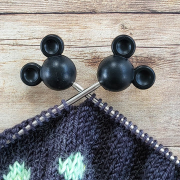 Mickey Mouse Disney Stitch Stoppers | Knitting Needle Point Protectors