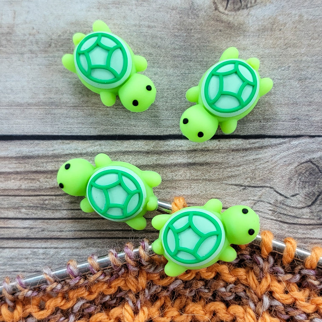 Turtle Stitch Stoppers | Knitting Needle Point Protectors