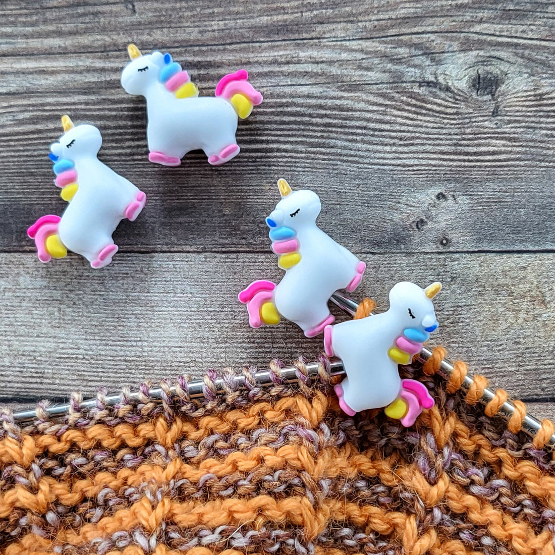 Unicorn Stitch Stoppers | Knitting Needle Point Protectors