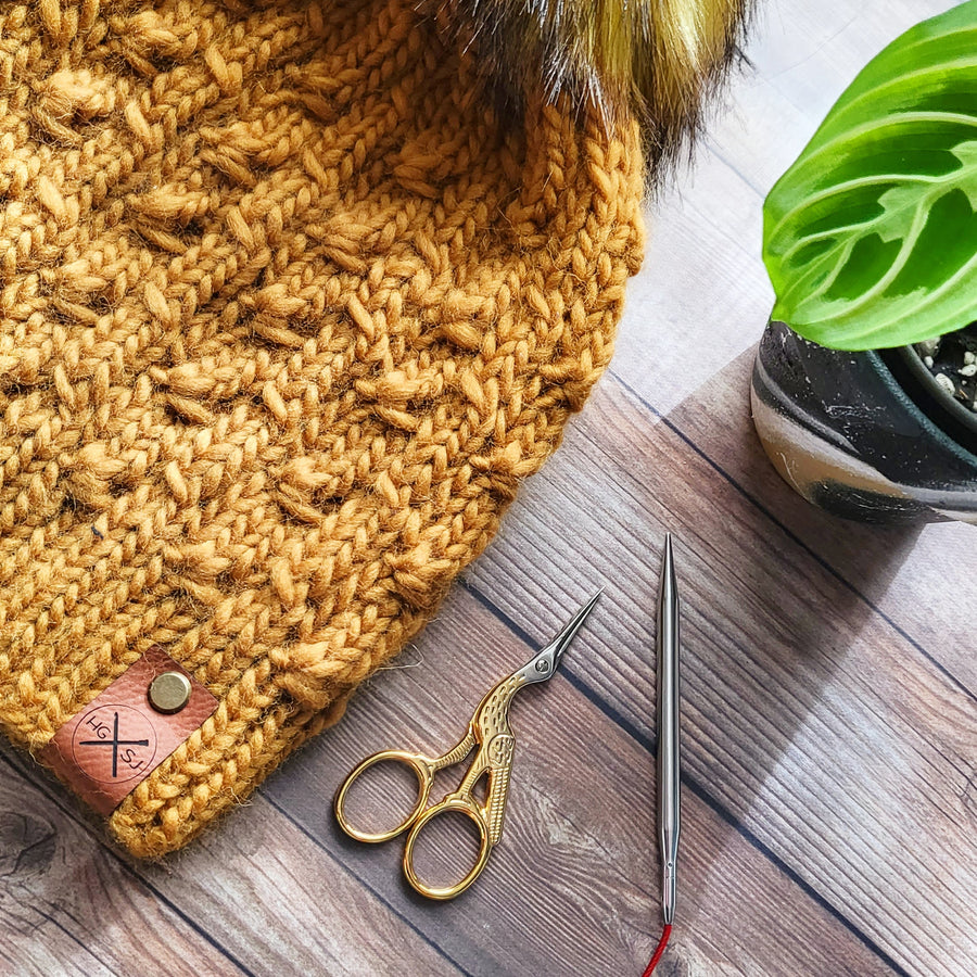 Slughorn Beanie | Peruvian Highland Wool | Ochre