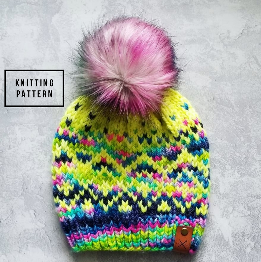 The LEO Beanie Knitting Pattern